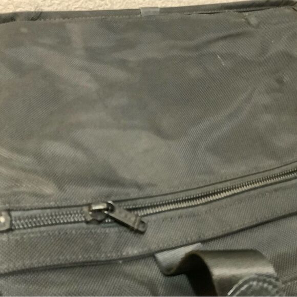 TUMI Black  alpha Ballistic expandable Laptop Business Briefcase - Picture 10 of 14